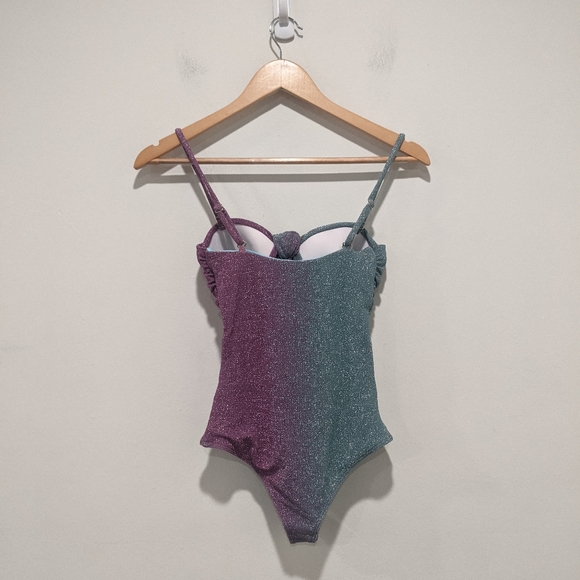 Beach Riot NWT Karla Sparkly Ombre Swimsuit - Picture 6 of 13